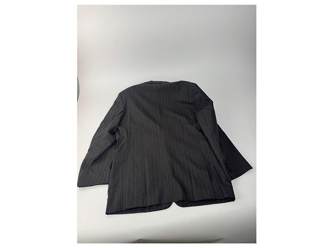 Blazer in lana a righe da uomo vintage Courreges M/L grigio - vista 8