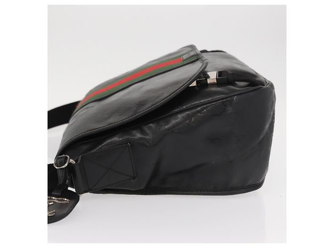 Gucci 500 Web Double Buckle Messenger GG Imprime Nero - vista 4