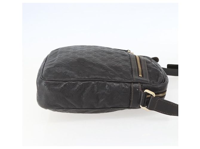 Gucci Guccissima Leder Messenger mit Frontreißverschluss mittel Braun - Ansicht 4