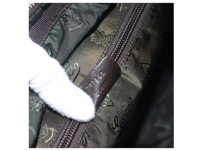 Gucci Guccissima Leder Messenger mit Frontreißverschluss mittel Braun - Ansicht 7