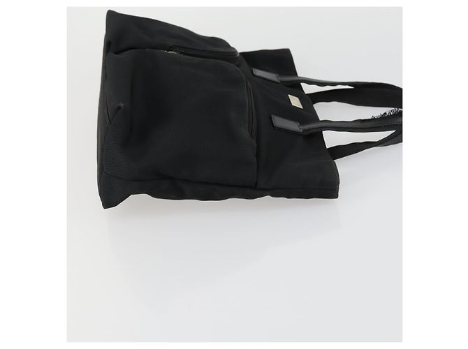 GUCCI GG Supreme Tote Bag PVC Nylon 3 Set Beige Black Auth 151624 - view 17