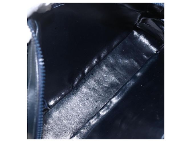 Céline Borsa a spalla Celine C Macadam in suede Blu navy - vista 5