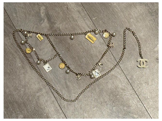 Cintura Chanel con Charms Oro in Metallo D'oro - vista 2