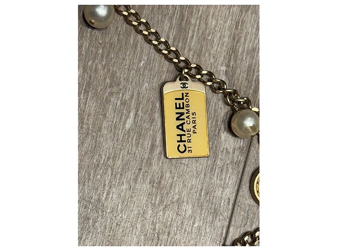 Cintura Chanel con Charms Oro in Metallo D'oro - vista 5