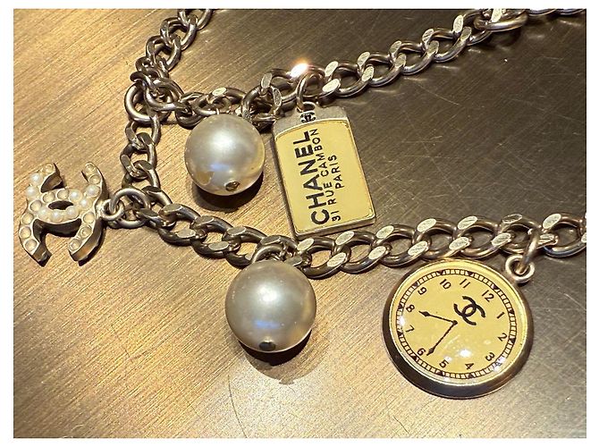 Cintura Chanel con Charms Oro in Metallo D'oro - vista 8