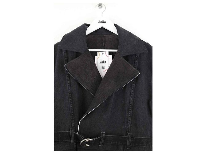 Autre Marque Cappotto in cotone nero - vista 2