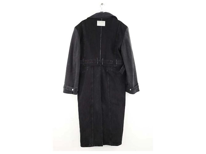 Autre Marque Cappotto in cotone nero - vista 3