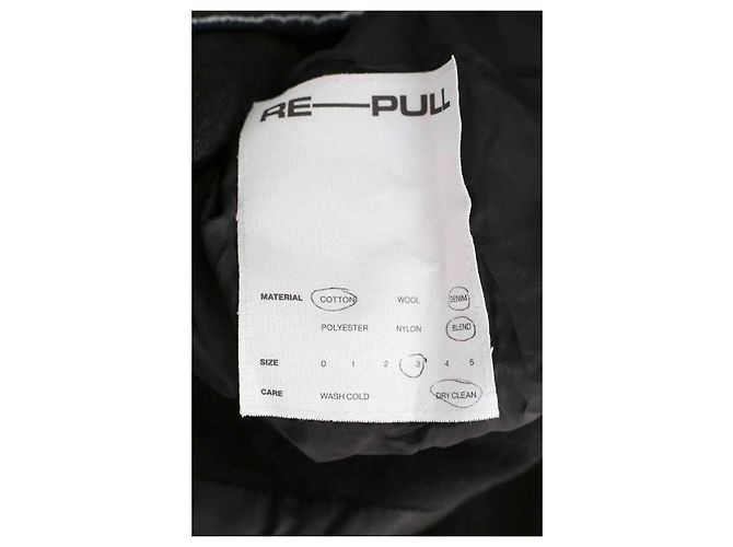 Autre Marque Cappotto in cotone nero - vista 6