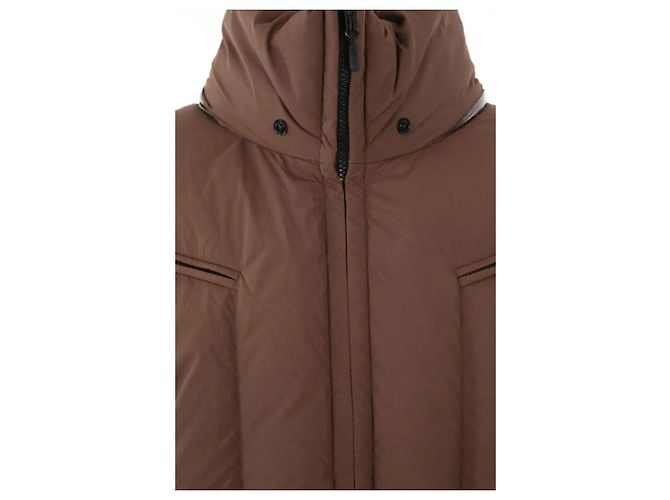 Autre Marque Brown sleeveless down jacket - view 2