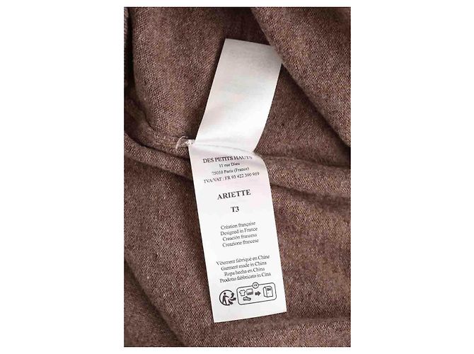 Des Petits Hauts Grau Wollkleid - Ansicht 6