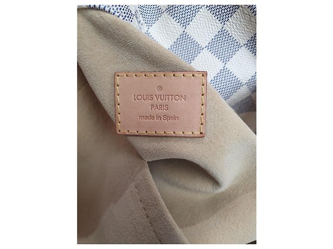 Louis Vuitton Artsy GM Tela Azur Bianco sporco - vista 11