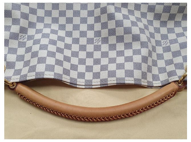 Louis Vuitton Artsy GM Tela Azur Bianco sporco - vista 13