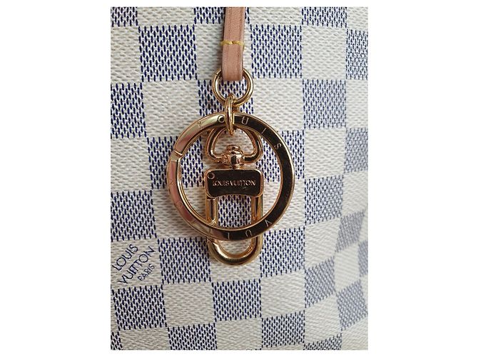 Louis Vuitton Artsy GM Tela Azur Bianco sporco - vista 5