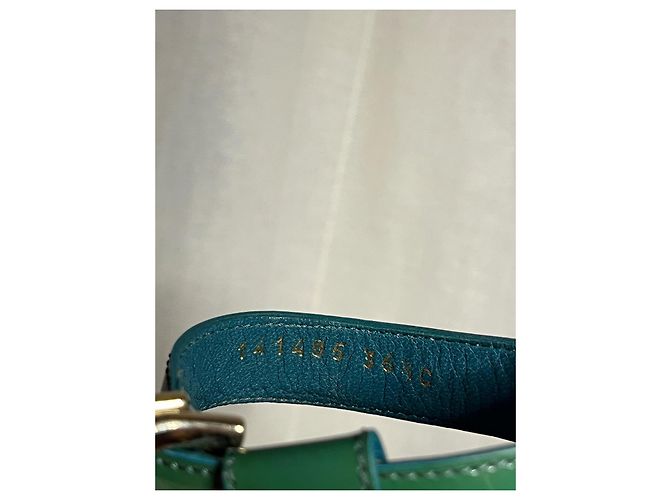 Sandali Gucci Monogramma Vintage Beige Verde - vista 3