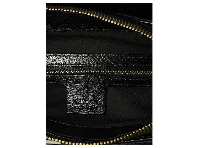 Borsa Monogram Horsebit Gucci Nero D'oro - view 3