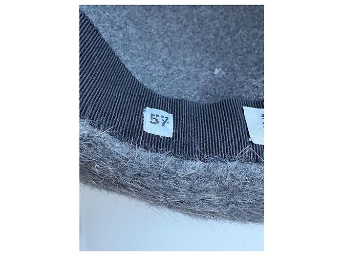 Cappello Lanvin in feltro di lana grigio - vista 5