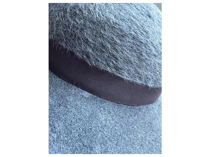 Cappello Lanvin in feltro di lana grigio - vista 7