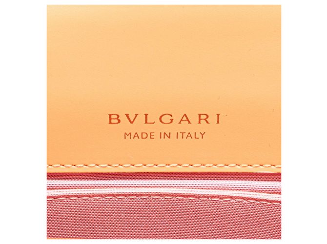 Bulgari Bolsa Bvlgari Serpenti Forever em couro laranja - vista 11