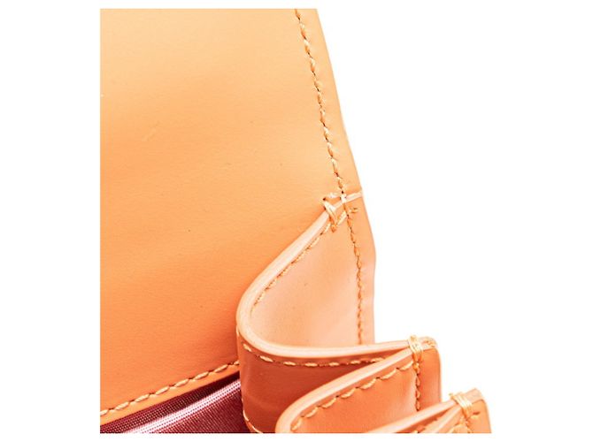 Bulgari Bolsa Bvlgari Serpenti Forever em couro laranja - vista 4