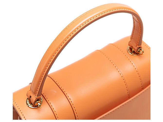 Bulgari Bolsa Bvlgari Serpenti Forever em couro laranja - vista 6