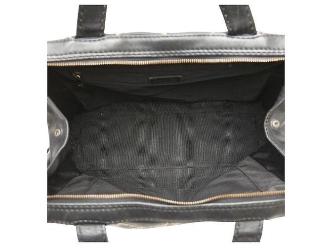 Timeless Borsa a mano Coco Mark Wild Stitch di CHANEL Nero - vista 10