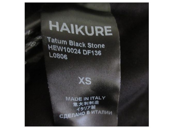 Autre Marque Vestido Mini de Denim Tamu Haikure Negro - vista 10