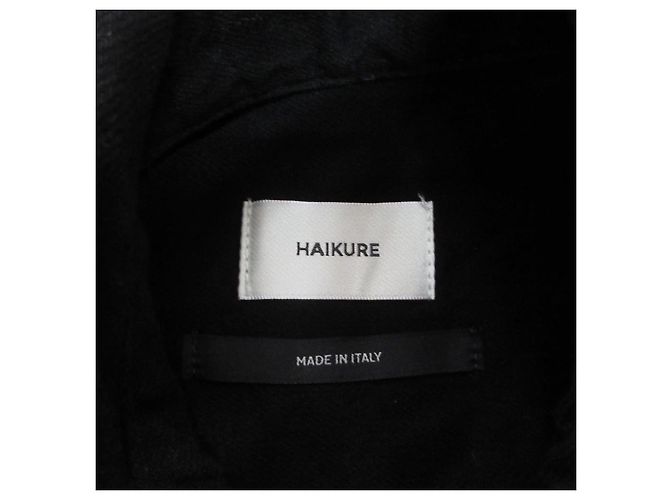 Autre Marque Vestido Mini de Denim Tamu Haikure Negro - vista 9