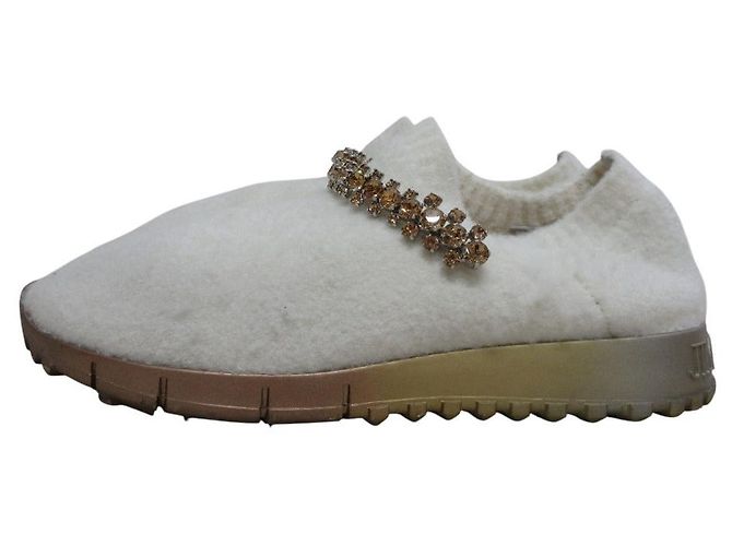JIMMY CHOO VERONA Strick-Sneaker Weiß - Ansicht 3