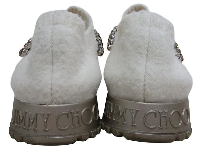JIMMY CHOO VERONA Strick-Sneaker Weiß - Ansicht 4