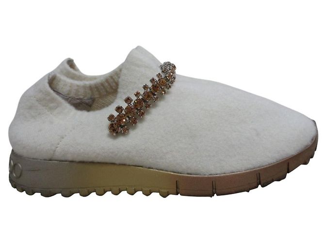 JIMMY CHOO VERONA Strick-Sneaker Weiß - Ansicht 6