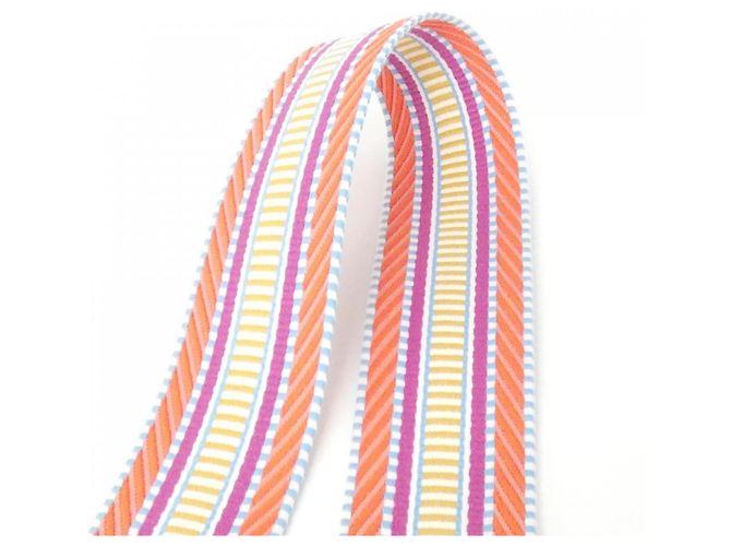 Hermès Sangle Caval 073651CK para telefone Hermes Rosa Branco Azul Multicor - vista 2
