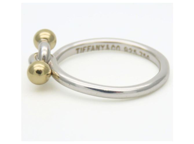 Anello Doppio Occhio Tiffany & Co. in Argento Sterlingo 925 e Oro Giallo 18K D'oro - vista 2
