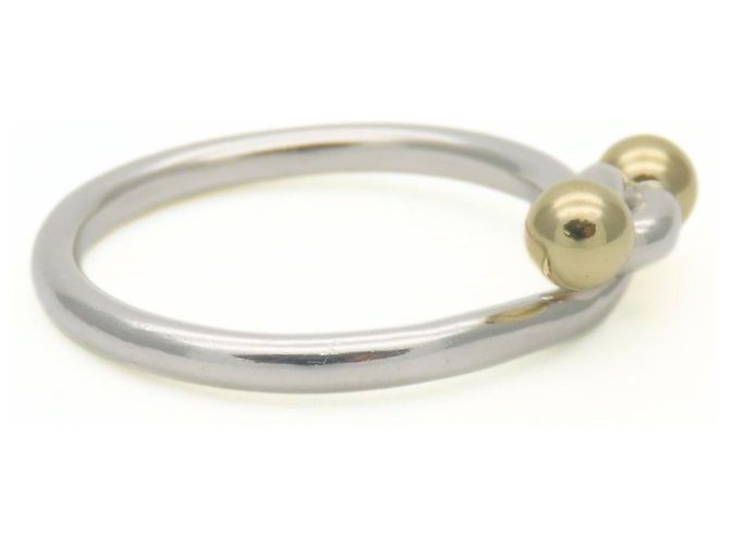 Anello Doppio Occhio Tiffany & Co. in Argento Sterlingo 925 e Oro Giallo 18K D'oro - vista 3