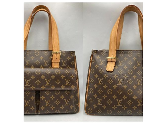 Borsa Louis Vuitton Monogram Multiply Cite Marrone - vista 2