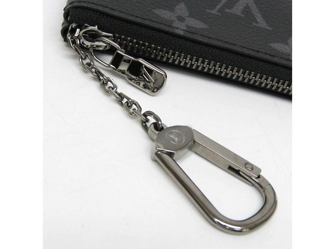 Llave de Louis Vuitton Monogram Eclipse Reverse M80905 Castaño Negro - vista 7