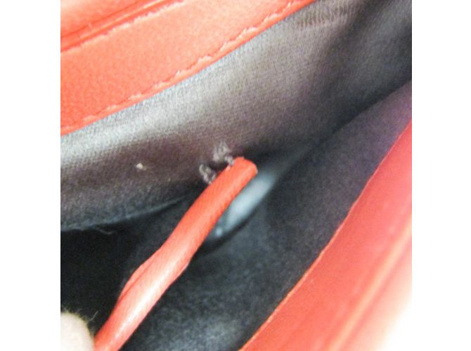 Pochette a catena Miu Miu Rosso - vista 15