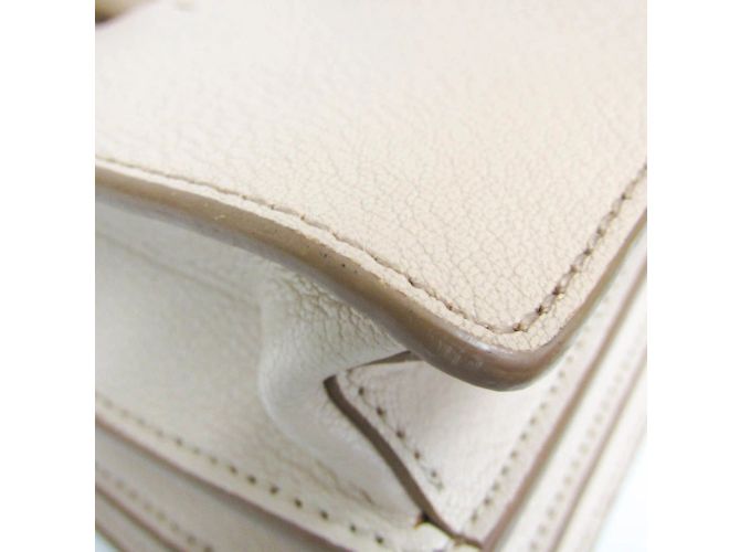 Borsa in pelle Miu Miu MADRAS 5BA104 in rosa beige - vista 6