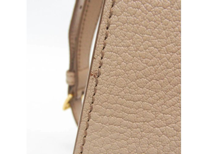 Borsa in pelle Miu Miu MADRAS 5BA104 in rosa beige - vista 8