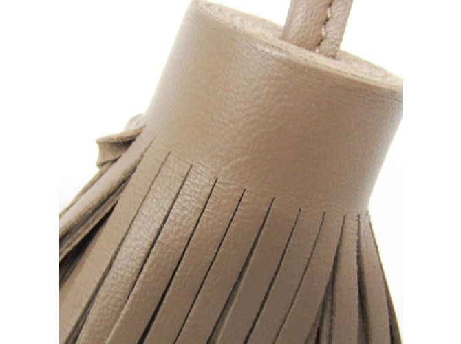 Ring Portachiavi Hermès Carmen in Beige - vista 5
