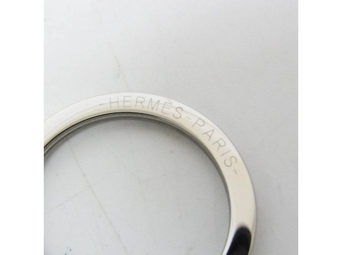 Ring Portachiavi Hermès Carmen in Beige - vista 7