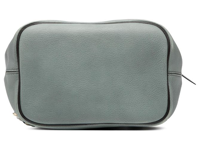 Mochila Faye média em couro de bezerro e camurça azul Chloé - vista 3