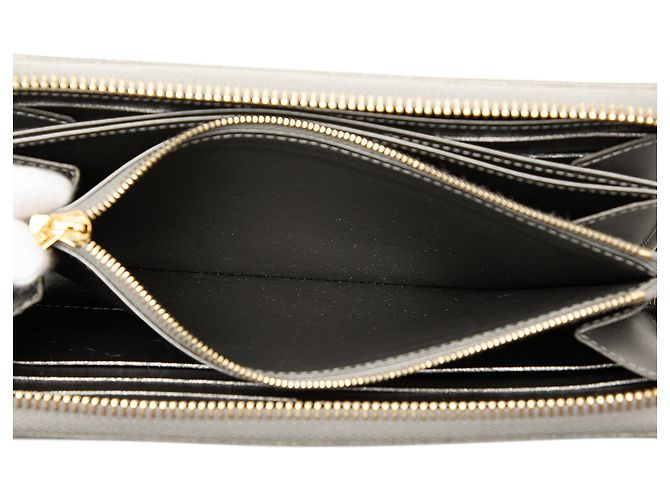 Louis Vuitton Silver Monogram Vernis Zippy Long Wallet Silvery - view 4