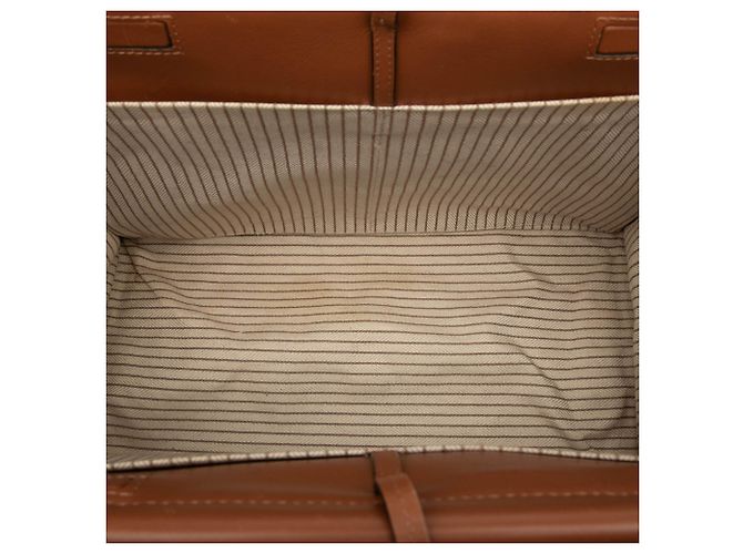 LOEWE Kleine Braune Canvas-Tote Beige - Ansicht 4