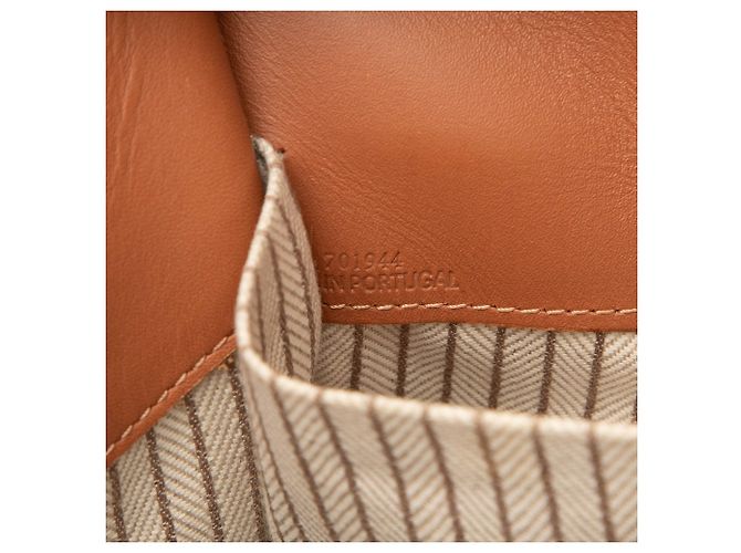 LOEWE Kleine Braune Canvas-Tote Beige - Ansicht 6