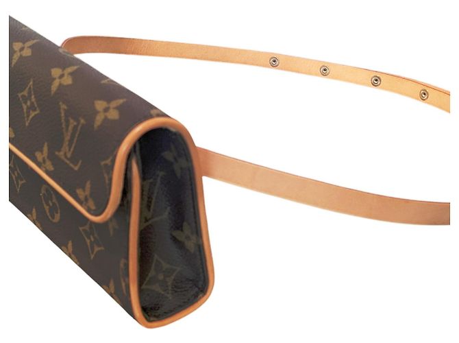Borsa Pochette Florentine Monogram Louis Vuitton Marrone - vista 14