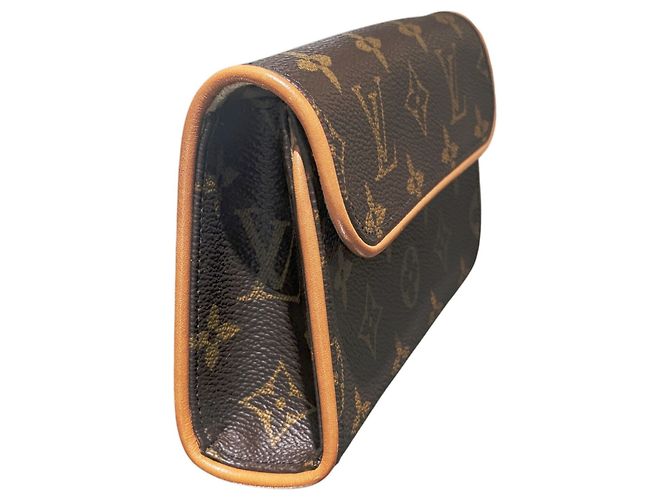 Borsa Pochette Florentine Monogram Louis Vuitton Marrone - vista 3