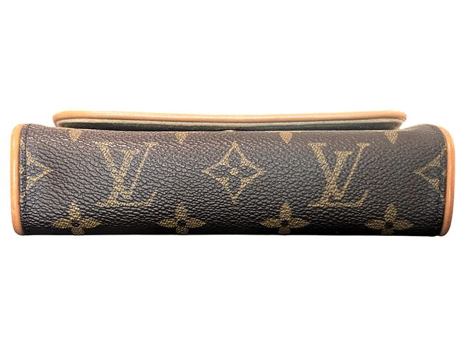 Borsa Pochette Florentine Monogram Louis Vuitton Marrone - vista 5
