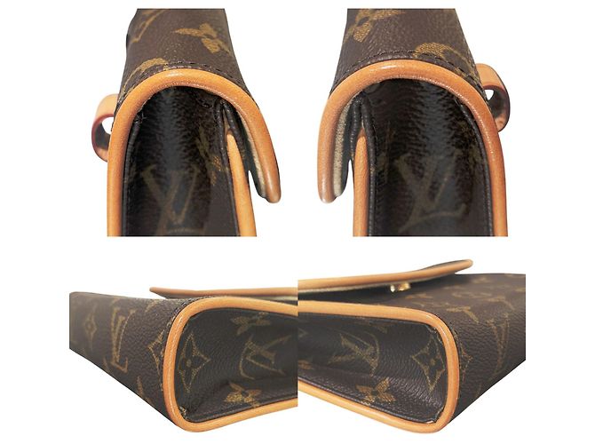 Borsa Pochette Florentine Monogram Louis Vuitton Marrone - vista 6