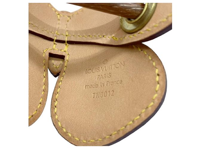 Fermaglio Papillon Vernis Louis Vuitton Rosso Bordò - vista 10