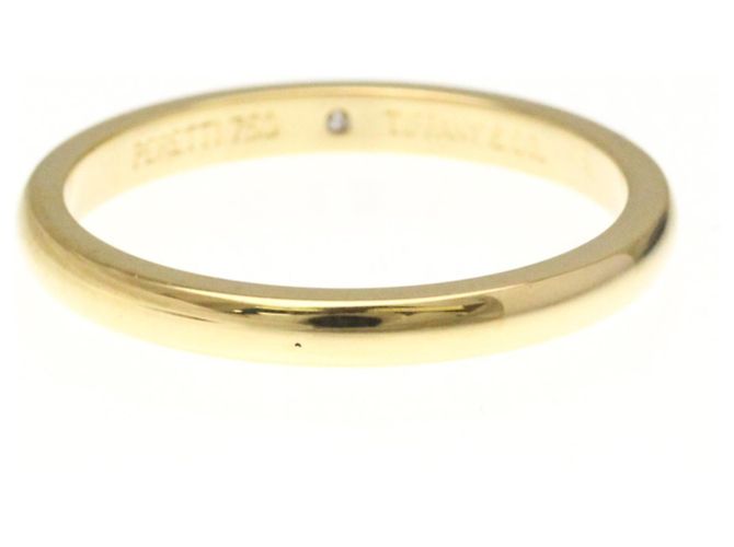 Tiffany & Co Tiffany 18K Gold Stapelring mit Diamant Golden - Ansicht 3